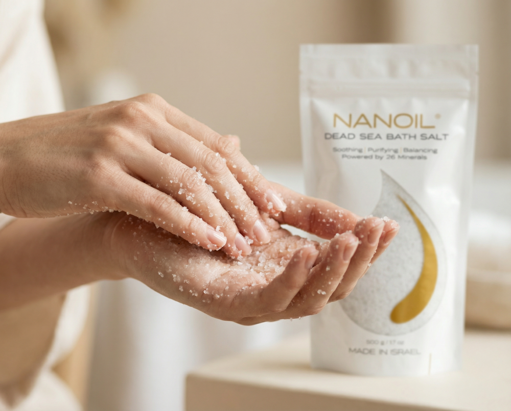 Sal de banho do Mar Morto nanoil